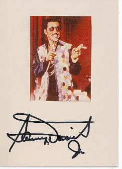 Sammy Davis Jr. † 1990  Musik Autogramm Foto original signiert 