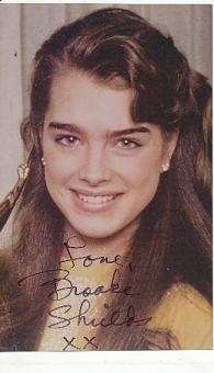 Brooke Shields  Film + TV Autogramm Foto original signiert 