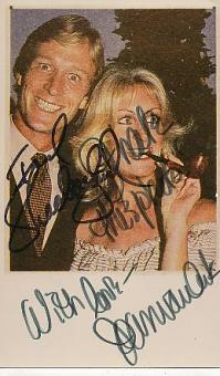 Joan van Ark & Ted Shackelford  Film + TV Autogramm Foto original signiert 