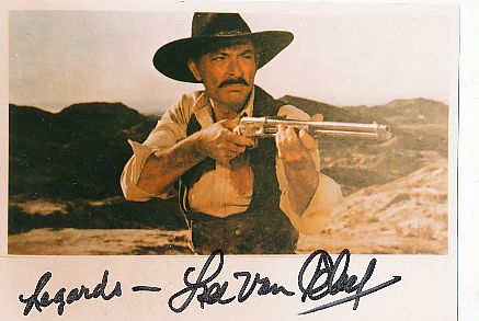 Lee Van Cleef † 1989  Film & TV Autogramm Foto original signiert 