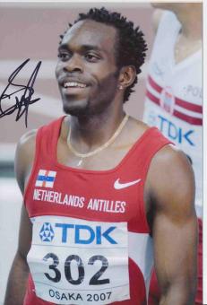 Churandy Martina  Holland  Leichtathletik Autogramm Foto original signiert 