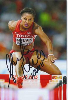 Sharika Nelvis  USA  Leichtathletik Autogramm Foto original signiert 