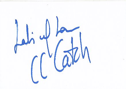 C.C.Catch  Musik  Autogramm Karte original signiert 