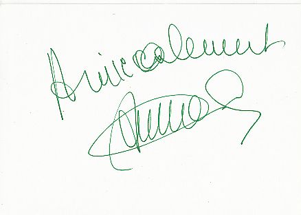 Annie Cordy † 2020  Musik Autogramm Karte original signiert 