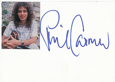 Phil Carmen  Musik  Autogramm Karte original signiert 