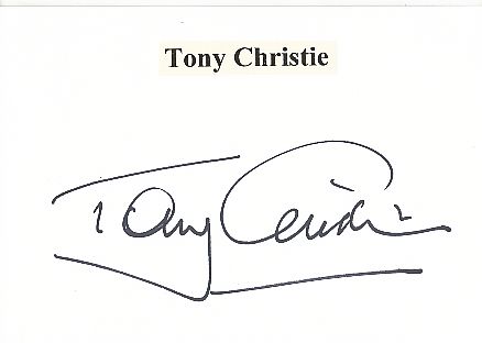 Tony Christie  Musik  Autogramm Karte original signiert 