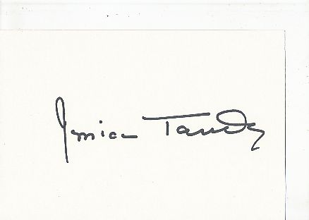 Jessica Tandy † 1994  Film & TV Autogramm Karte original signiert 