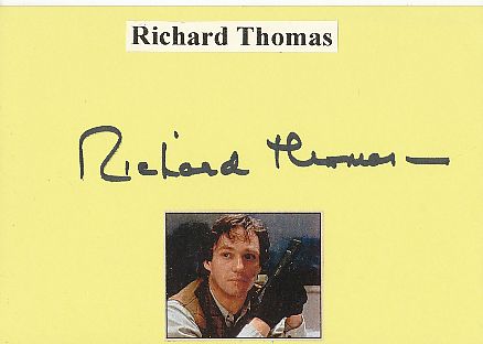 Richard Thomas  Film & TV Autogramm Karte original signiert 