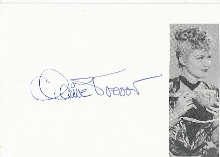 Claire Trevor † 2000  Film & TV Autogramm Karte original signiert 