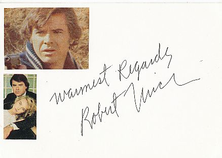 Robert Urich † 2002  Film & TV Autogramm Karte original signiert 