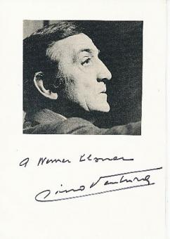 Lino Ventura † 1987  Film & TV Autogramm Karte original signiert 