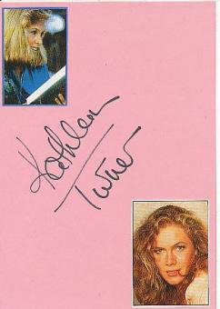 Kathleen Turner  Film & TV Autogramm Karte original signiert 