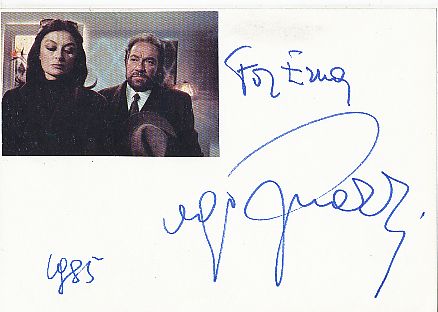 Ugo Tognazzi † 1990  Film & TV Autogramm Karte original signiert 