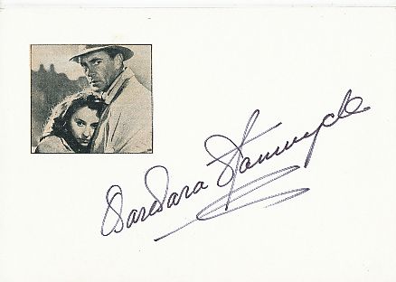 Barbara Stanwyck † 1990  Film & TV Autogramm Karte original signiert 