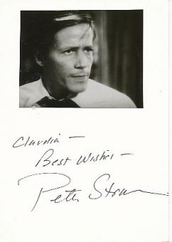 Peter Strauss  Film & TV Autogramm Karte original signiert 