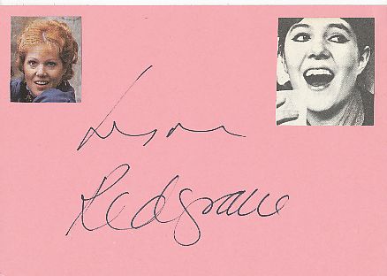 Lynn Redgrave † 2010  Film & TV Autogramm Karte original signiert 