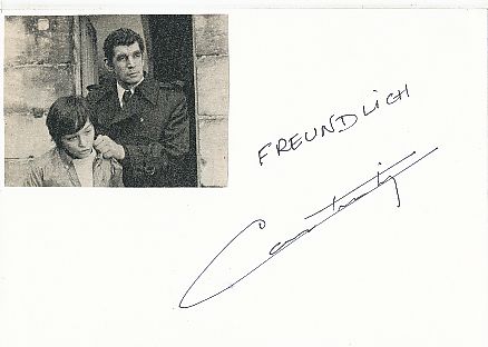 Michel Constantin † 2003  Film & TV Autogramm Karte original signiert 