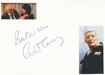 Art Carney † 2003  Film & TV Autogramm Karte original signiert 