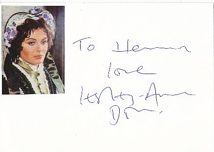 Lesley Anne Down  Film & TV Autogramm Karte original signiert 