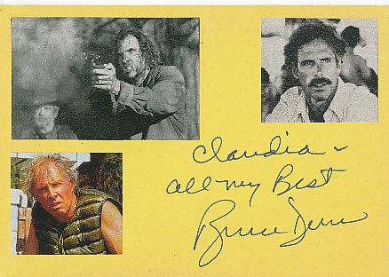 Bruce Dern  Film & TV Autogramm Karte original signiert 