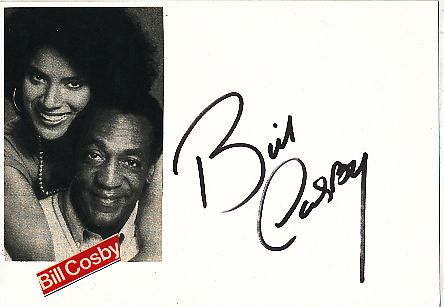 Bill Cosby  Film & TV Autogramm Karte original signiert 