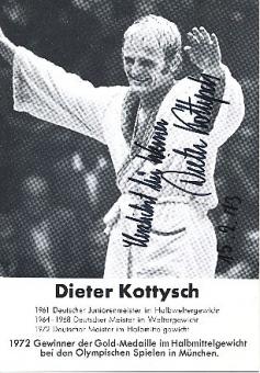 Dieter Kottysch † 2017 Olympiasieger 1972  Boxen  Autogrammkarte  original signiert 