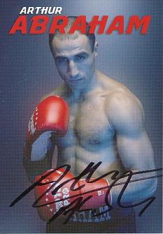 Arthur Abraham  Weltmeister  Boxen  Autogrammkarte  original signiert 
