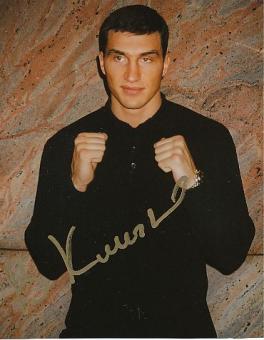 Wladimir Klitschko  Ukraine Weltmeister  Boxen Autogramm Foto original signiert 