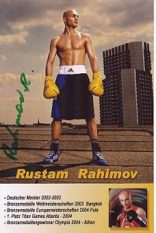 Rustam Rahimov  Boxen Autogramm Foto original signiert 