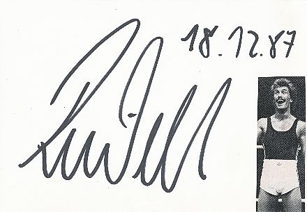 Rene Weller  Boxen  Autogramm Karte original signiert 