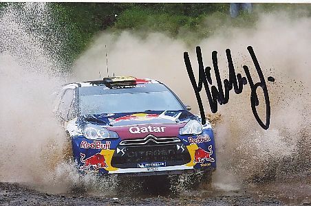 Mikko Hirvonen  Rallye  Auto Motorsport  Autogramm Foto original signiert 