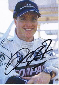 Ralf Schumacher  BMW  Formel 1 Auto Motorsport  Autogrammkarte  original signiert 