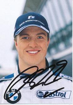Ralf Schumacher  BMW  Formel 1 Auto Motorsport  Autogrammkarte  original signiert 