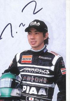 Toranosuke Takagi  Arrows  Formel 1 Auto Motorsport  Autogrammkarte  original signiert 
