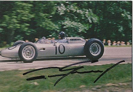 Dan Gurney † 2018  USA Porsche  Formel 1 Auto Motorsport  Autogrammkarte  original signiert 