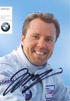 J.J. Lehto  BMW  Auto Motorsport  Autogrammkarte  original signiert 