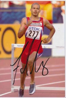 Felix Sanchez  Dom.Rep  Leichtathletik Autogramm Foto original signiert 