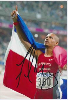 Felix Sanchez  Dom.Rep  Leichtathletik Autogramm Foto original signiert 
