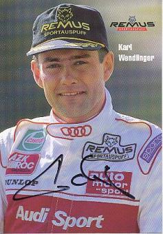 Karl Wendlinger  Formel 1 Auto Motorsport  Autogrammkarte  original signiert 