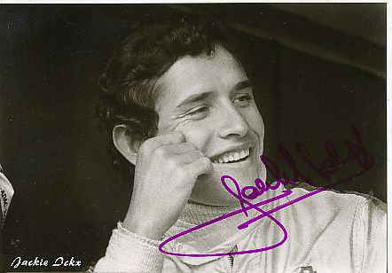 Jackie Ickx  Formel 1 Auto Motorsport  Autogrammkarte  original signiert 