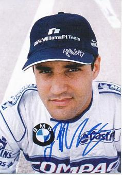 Juan Pablo Montoya  Kolumbien BMW  Formel 1 Auto Motorsport  Autogrammkarte  original signiert 