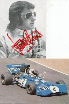 Jackie Stewart  3 x Weltmeister  Formel 1 Auto Motorsport  Autogrammkarte  original signiert 