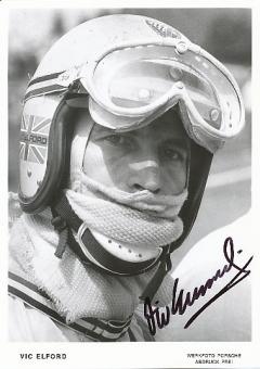Vic Elford  GB  Formel 1 Auto Motorsport  Autogrammkarte  original signiert 