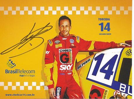 Luciano Burti  Formel 1 Auto Motorsport  Autogrammkarte  original signiert 
