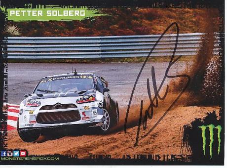 Petter Solberg   Rallye  Auto Motorsport  Autogrammkarte original signiert 