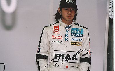 Toranosuke Takaki  Japan  Formel 1  Auto Motorsport  Autogramm Foto original signiert 