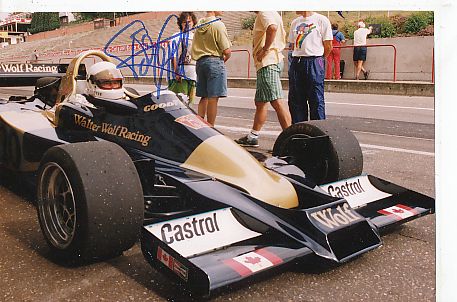 Teddy Pilette   Formel 1  Auto Motorsport  Autogramm Foto original signiert 