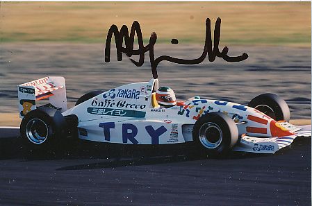 Marco Apicella  Formel 1  Auto Motorsport  Autogramm Foto original signiert 