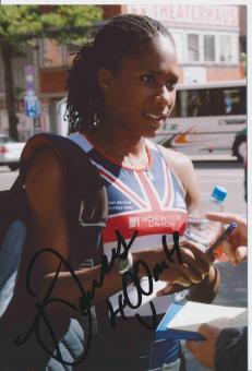 Tasha Danvers  Großbritanien  Leichtathletik Autogramm Foto original signiert 