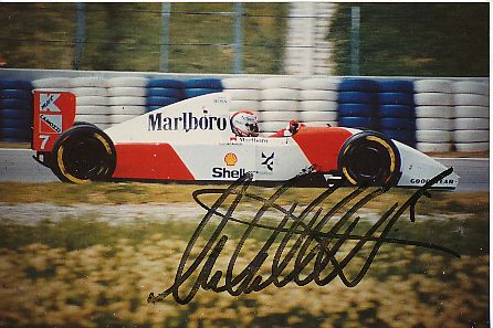 Michael Andretti  USA  Formel 1  Auto Motorsport  Autogramm Foto original signiert 
